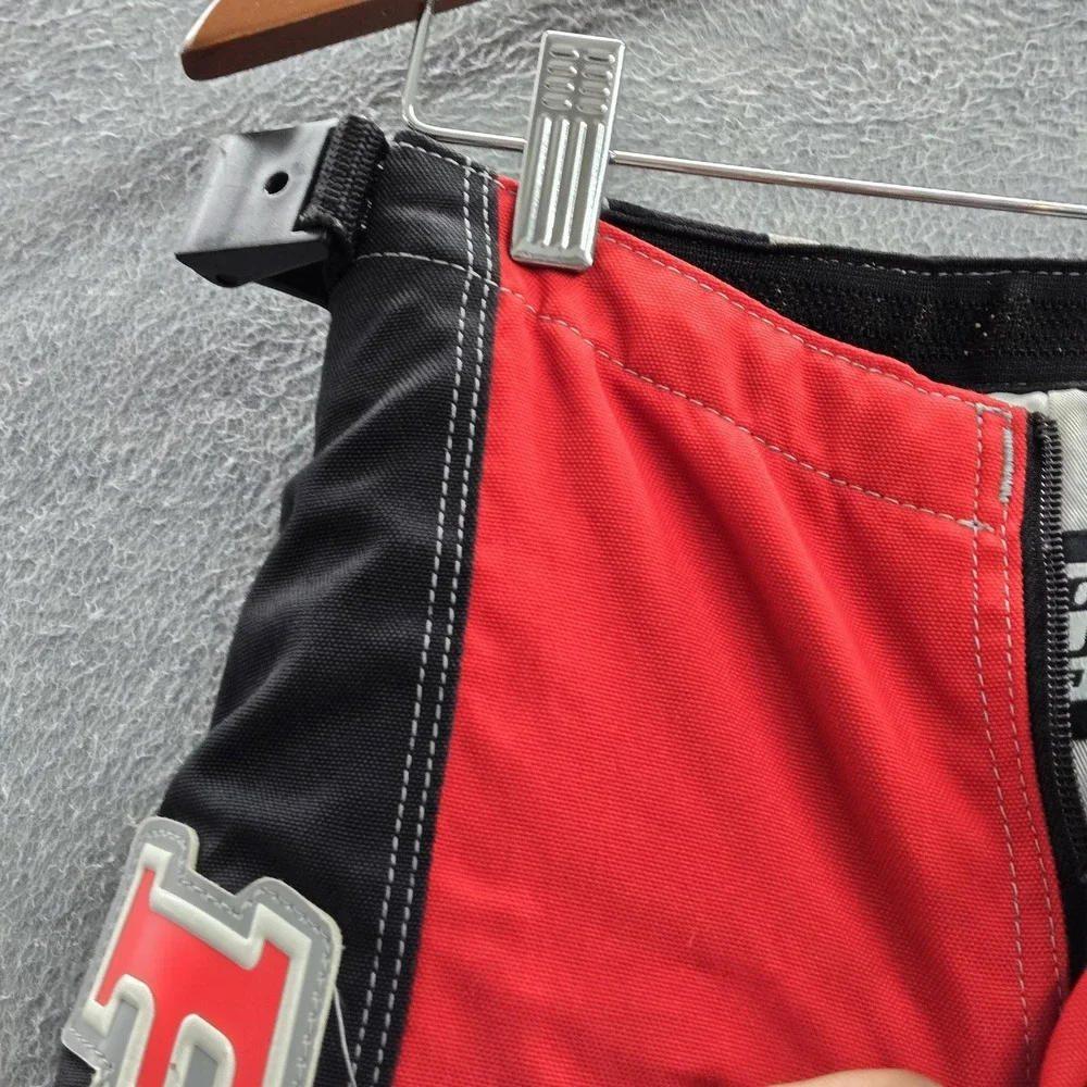 Fox Racing Boy Pants 24 Red Embroidered Colorblock 180 Motoross Logo
